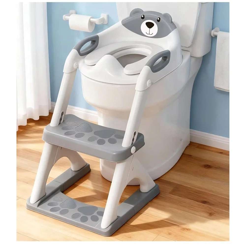 SKYROKU Toilet‎ Potty Training Seat with Step Stool Ladder
